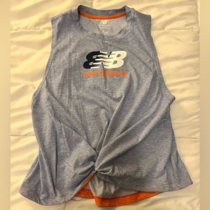 New Balance Knot Front Logo Tank Top
